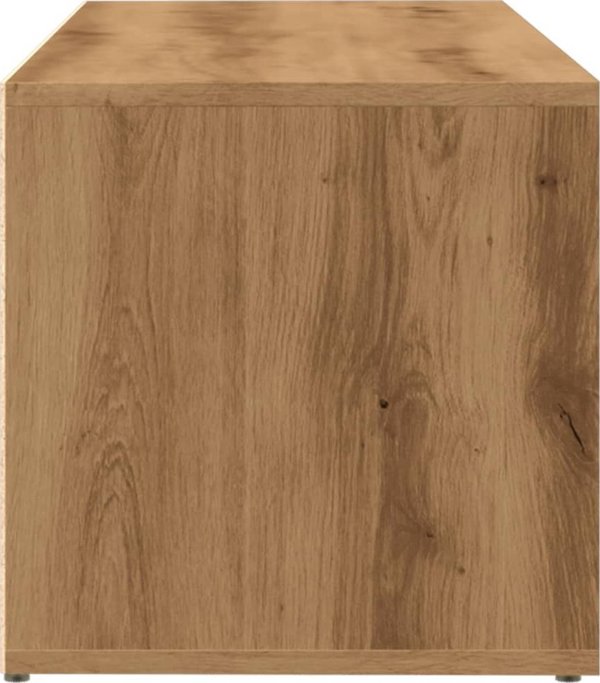 vidaXL Παγκάκι παπουτσιών, χρώμα ντόρυ δρυς, 105x35x35 εκ.
