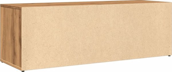 vidaXL Παγκάκι παπουτσιών, χρώμα ντόρυ δρυς, 105x35x35 εκ.