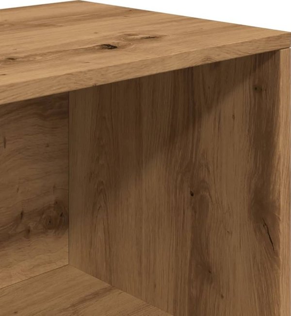 vidaXL Παγκάκι παπουτσιών, χρώμα ντόρυ δρυς, 105x35x35 εκ.