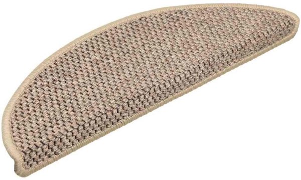 vidaXL Αυτοκόλλητα Πατάκια Σκάλας με Όψη Sisal, 56x17x3 cm, 30 Τεμάχια