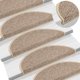 vidaXL Αυτοκόλλητα Πατάκια Σκάλας με Όψη Sisal, 56x17x3 cm, 30 Τεμάχια