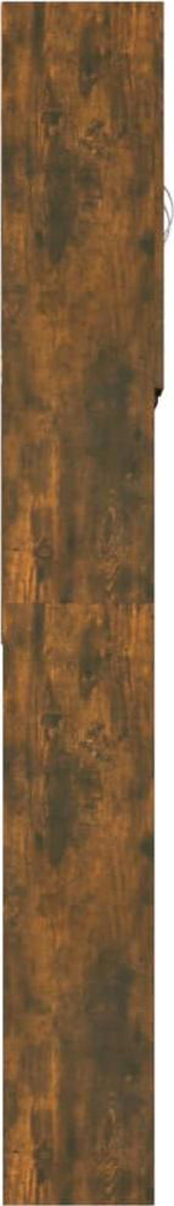 vidaXL Ντουλάπι πλυντηρίου, καπνιστός δρυς, 64 x 25,5 x 190 cm