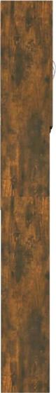 vidaXL Ντουλάπι πλυντηρίου, καπνιστός δρυς, 64 x 25,5 x 190 cm