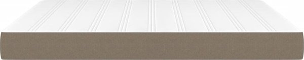 vidaXL vidaXL Materac kieszeniowy, kolor taupe, 160x200x20 cm, tkanina