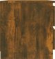 vidaXL Κομοδίνα, σετ 2 τεμ., καπνιστό δρυς, 50x39x43,5 εκ.