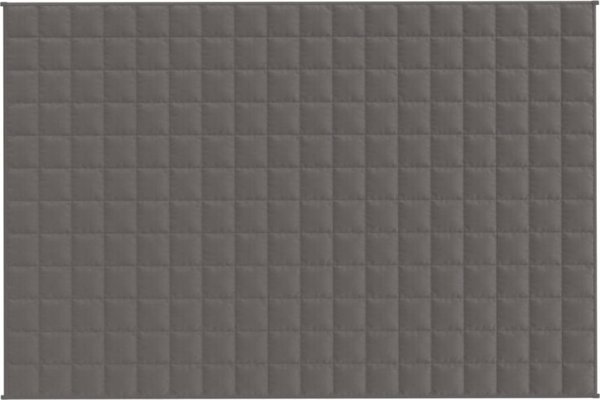 vidaXL βαρύ κουβέρτα, γκρι, 122x183 εκ., 5 κιλά, ύφασμα