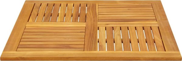 vidaXL Πάγκος τραπεζιού, 90x90x2,2 εκ., τετράγωνος, μασίφ ξύλο ακακίας