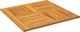 vidaXL Πάγκος τραπεζιού, 90x90x2,2 εκ., τετράγωνος, μασίφ ξύλο ακακίας