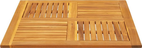 vidaXL Πάγκος τραπεζιού, 90x90x2,2 εκ., τετράγωνος, μασίφ ξύλο ακακίας