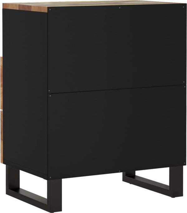 vidaXL vidaXL Szafka nocna, 50x33x62 cm, lite drewno z odzysku
