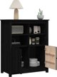 vidaXL Szafka, czarna, 83x41,5x100 cm, lite drewno sosnowe