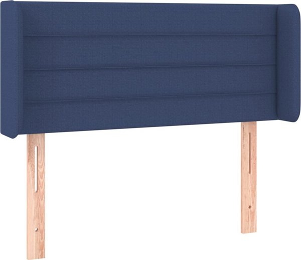 vidaXL Προσκέφαλο τύπου uszak, μπλε, 93x16x78/88 εκ., ύφασμα