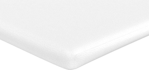 vidaXL Κρεβάτι Ottoman με Στρώμα, Υφασμάτινο, Μπλε, 90x200 εκ.
