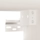 vidaXL Επιτοίχια ντουλάπα, λευκή, 80x30x30 εκ, συμπαγές πεύκο