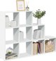 vidaXL Ράφι διαχωριστικό, 3 επίπεδα, λευκό, 137,5x29x103,5 εκ.