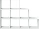 vidaXL Ράφι διαχωριστικό, 3 επίπεδα, λευκό, 137,5x29x103,5 εκ.