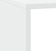 vidaXL Ράφι διαχωριστικό, 3 επίπεδα, λευκό, 137,5x29x103,5 εκ.