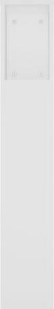 vidaXL κεφαλάρι κρεβατιού με ράφια, λευκό, 220x18,5x104,5 εκ.