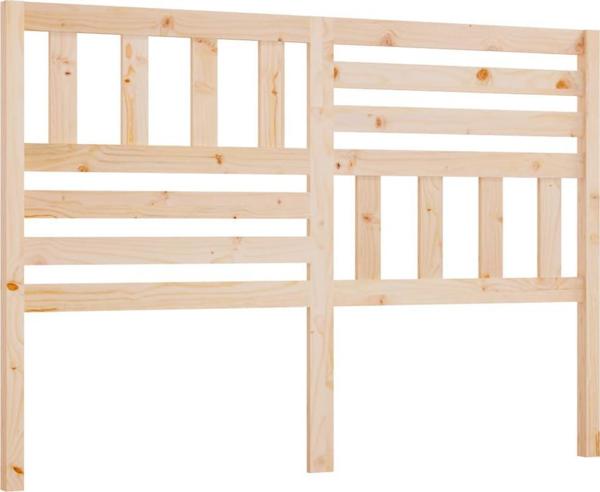 vidaXL Κεφαλάρι κρεβατιού, 146x4x100 εκ., μασίφ πεύκο