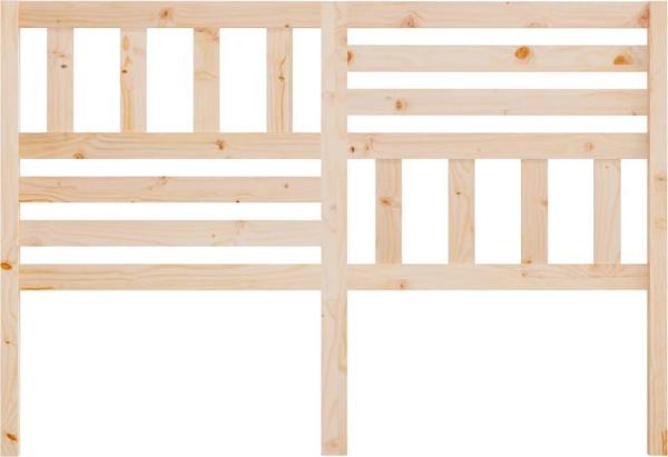 vidaXL Κεφαλάρι κρεβατιού, 146x4x100 εκ., μασίφ πεύκο