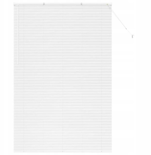vidaXL Βενετσιάνικες περσίδες Λευκό 220 x 140 cm από αλουμίνιο