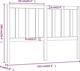 vidaXL Κεφαλάρι κρεβατιού, καφέ μέλι, 141x4x100 cm, ξύλο πεύκου