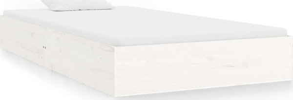 vidaXL Πλαισιο κρεβατιου, λευκο, ελαφρυ ξυλο, 90 x 200 cm