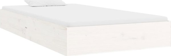 vidaXL Πλαισιο κρεβατιου, λευκο, ελαφρυ ξυλο, 90 x 200 cm