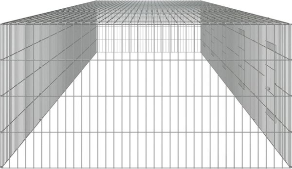vidaXL Klatka dla krolika, 5 paneli, 541x109x54 cm, zelazo