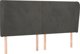vidaXL Zaglohek uszak, skouro gkri, 183x23x118/128 cm, aksamit