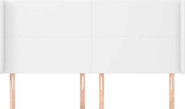 vidaXL Zaglowek uszak leuko 183x23x118/128 cm sztuczna skora
