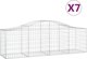 vidaXL Καλάθια γκαμπιόν, 7 τεμάχια, 200x50x60/80 εκ, γαλβανισμένο σίδηρο