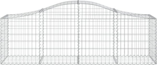 vidaXL Καλάθια γκαμπιόν, 7 τεμάχια, 200x50x60/80 εκ, γαλβανισμένο σίδηρο