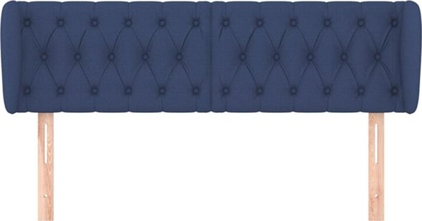 vidaXL Κεφαλάρι uszak από ύφασμα, μπλε, 147x23x78/88 cm