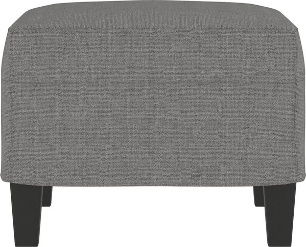 vidaXL Σκαμπό σκούρο γκρι, 60x50x41 εκ., επενδεδυμένο με ύφασμα