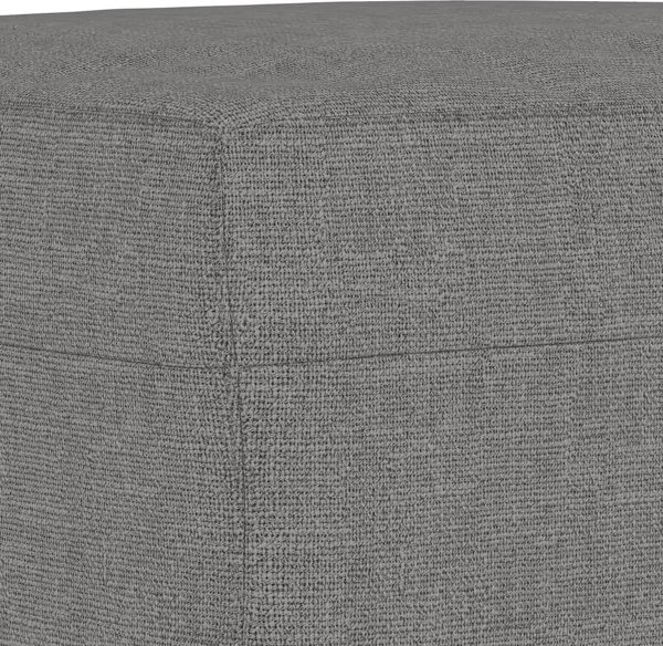 vidaXL Σκαμπό σκούρο γκρι, 60x50x41 εκ., επενδεδυμένο με ύφασμα