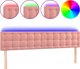 vidaXL Κεφαλάρι Κρεβατιού με LED, Ροζ, 180x5x78/88 cm, Βελούδο