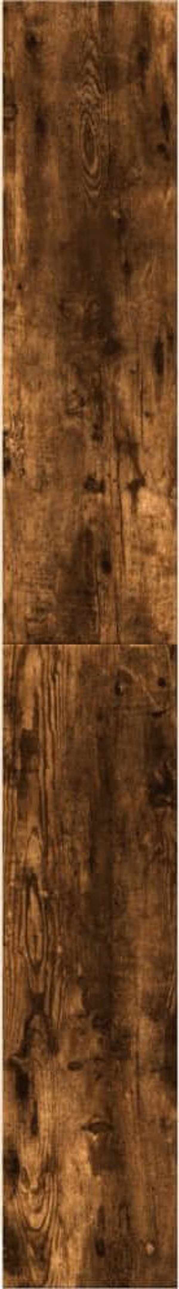 vidaXL Ράφι, καπνιστός δρυς, 80x24x176 cm, ξυλοπολυμερές υλικό