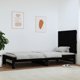 vidaXL Κεφαλάρι κρεβατιού, μαύρο, 82,5x3x60 cm, μασίφ πεύκο