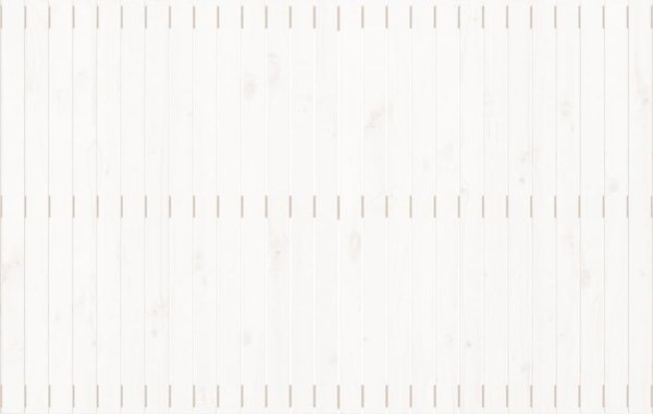 vidaXL Κεφαλάρι κρεβατιού, λευκό, 185x3x110 cm, από μασίφ πεύκο