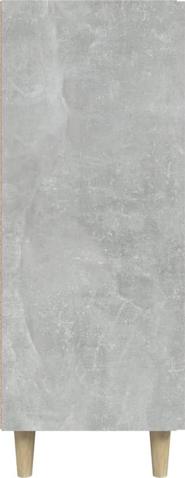 vidaXL Συσρταριέρα, γκρίζα σκουριά, 69,5x34x90 εκ, υλικό από ξύλο
