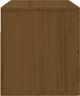 vidaXL Szafki nocne, κρεμαστές, σετ 2 τεμαχίων, 50x36x40 εκ, καφέ μέλι