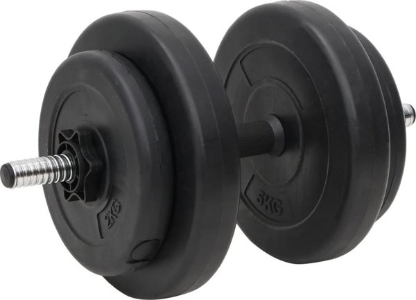 vidaXL Sztanga lamana i hantle z obciaznikami, 60 kg