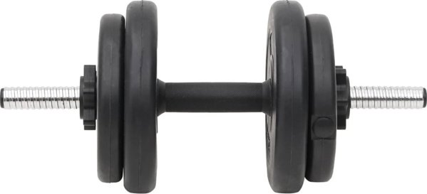 vidaXL Sztanga lamana i hantle z obciaznikami, 60 kg
