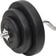 vidaXL Sztanga lamana i hantle z obciaznikami, 60 kg