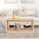 vidaXL Stolik kawowy, 80x50x40 cm, lite drewno sosnowe