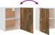vidaXL Ntakmaki pisimes dimioyrgias prisminio dokos 50x31x60 cm
