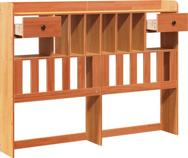 vidaXL Κεφαλάρι Κρεβατιού με Ράφια 150 cm Από Πεύκο