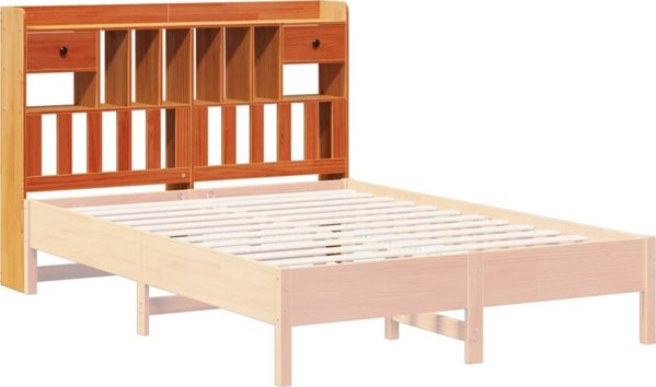 vidaXL Κεφαλάρι Κρεβατιού με Ράφια 150 cm Από Πεύκο