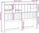 vidaXL Κεφαλάρι Κρεβατιού με Ράφια 150 cm Από Πεύκο